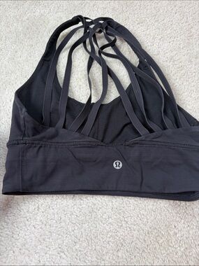 lululemon athletica Black Multi-Strap Sports Bra